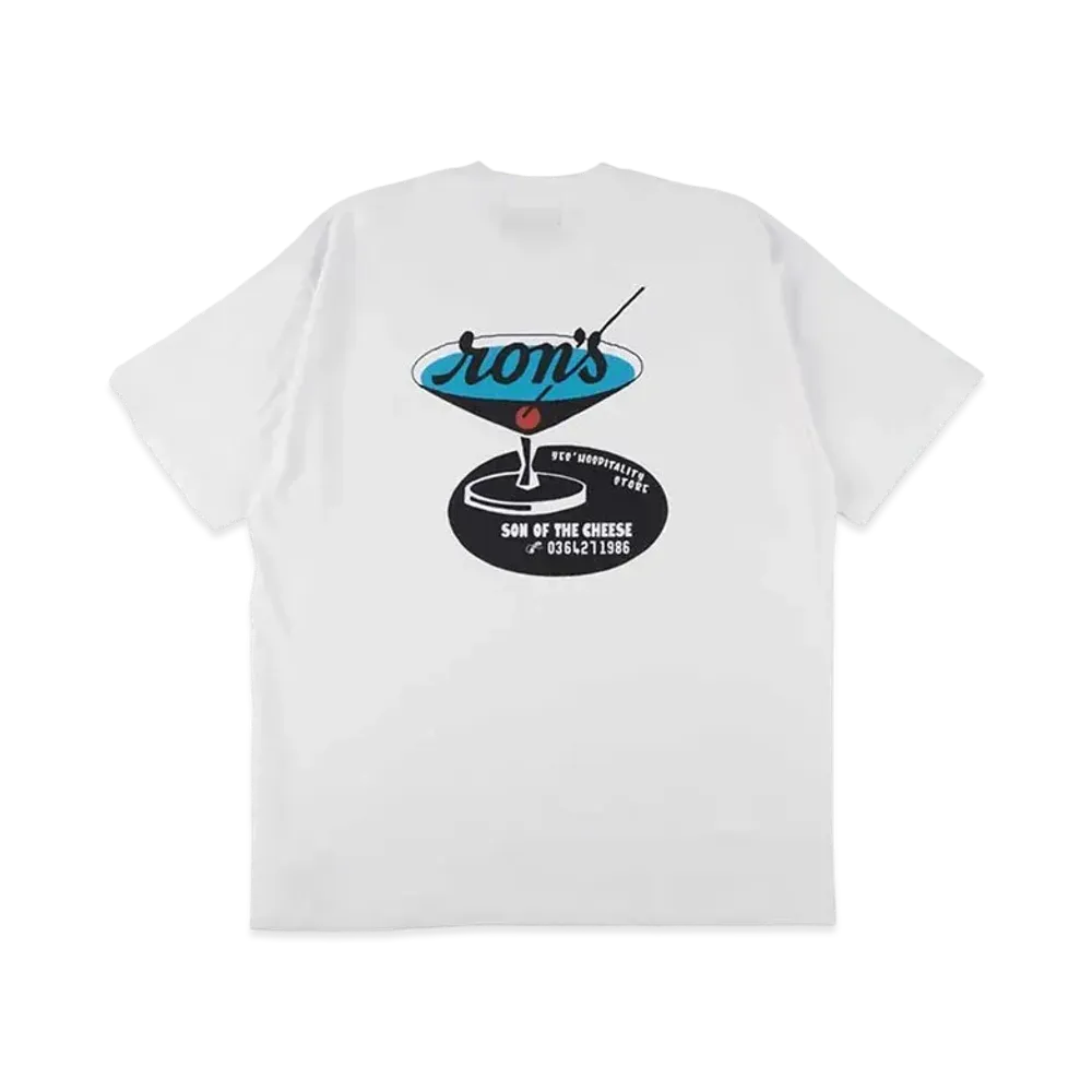 SON OF THE CHEESE Cocktail TEE "WHITE"
