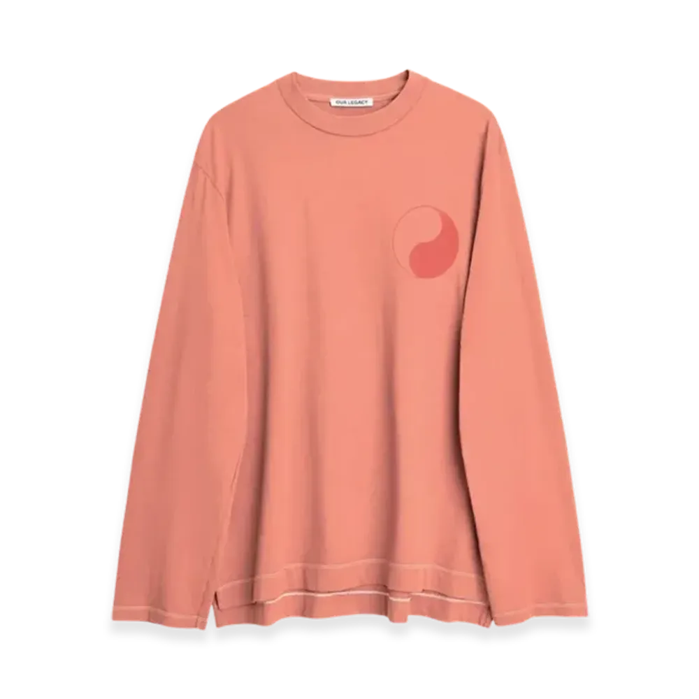 OUR LEGACY Work Shop Box Long Sleeve T-Shirt "Cafe Creme"