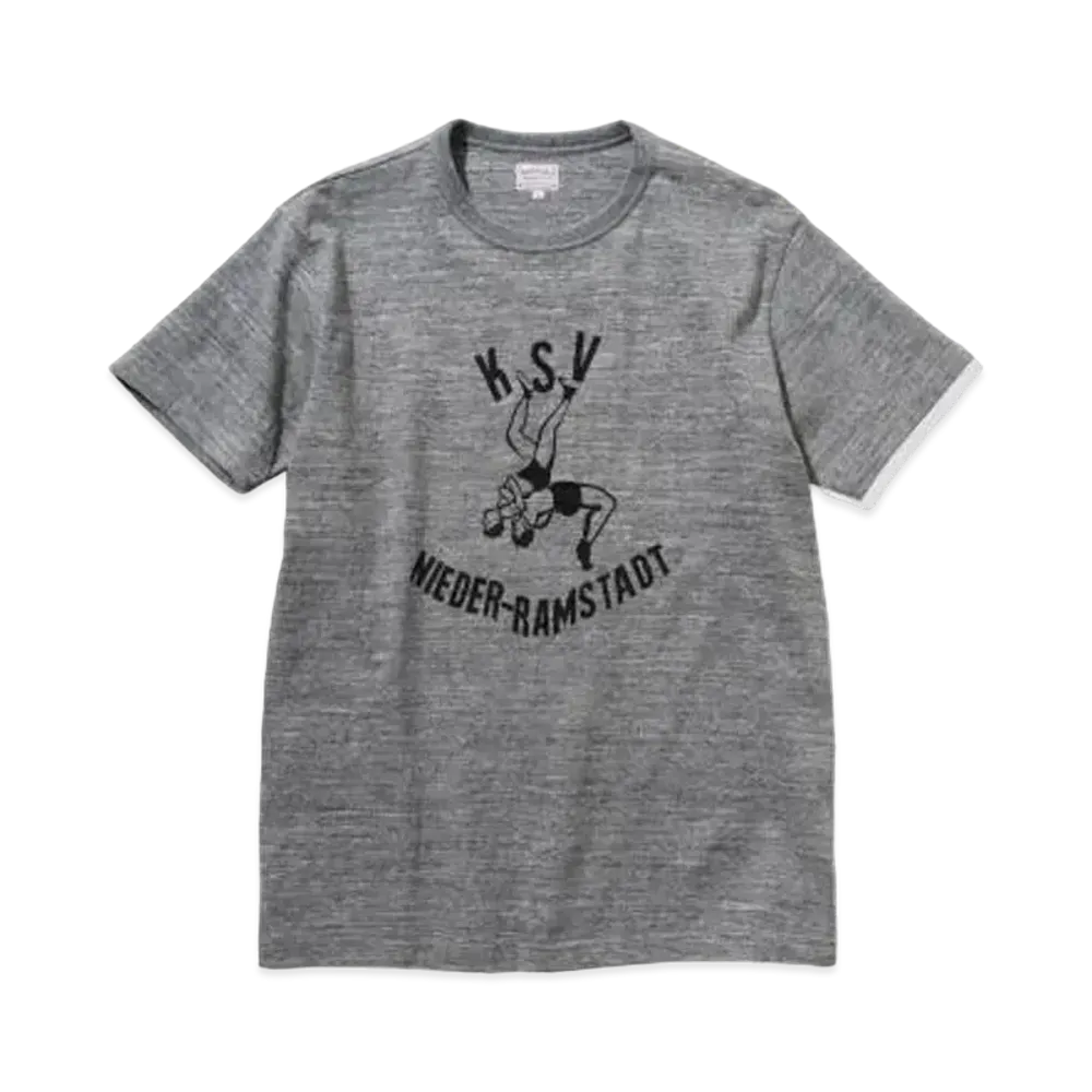 THE REAL McCOY'S AMERICAN ATHLETIC TEE / KSV "Gray"