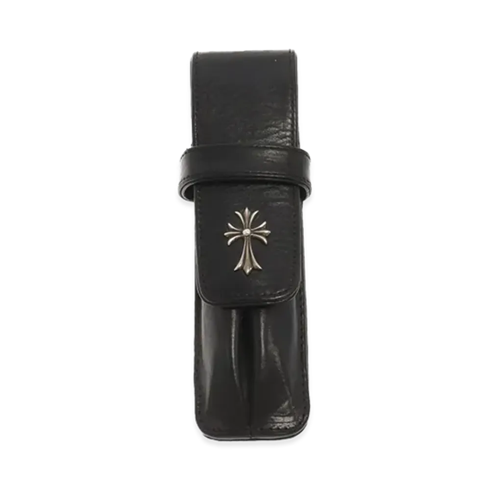 Chrome Hearts Tiny CH Cross Pen Case "Black"