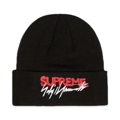Supreme x Yohji Yamamoto New Era Beanie "Black"
