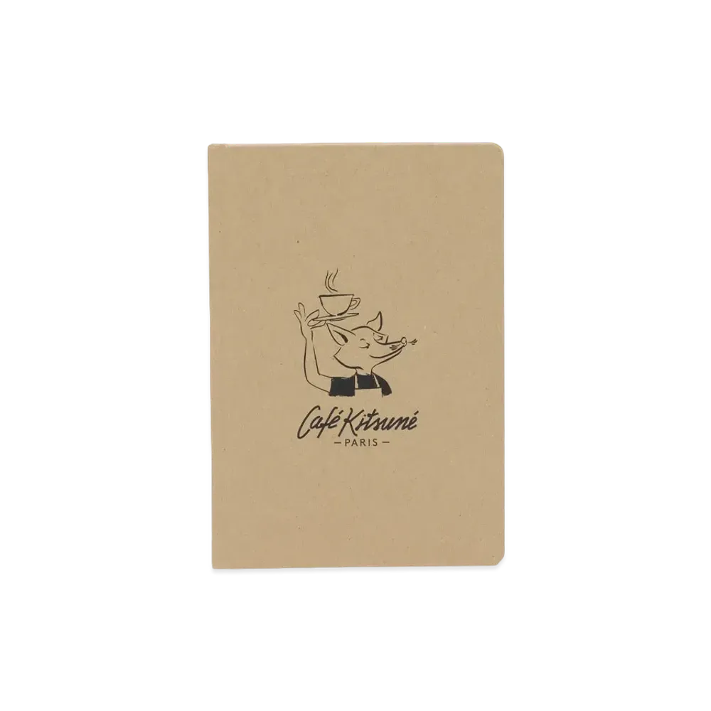 Maison Kitsune Cafe Kitsune Drawing Notebooks "Light Brown"