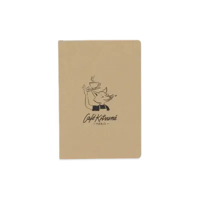 Maison Kitsune Cafe Kitsune Drawing Notebooks "Light Brown"