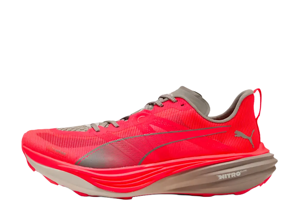 Puma Deviate Nitro Elite "Ultra Red/Mouse Gray"