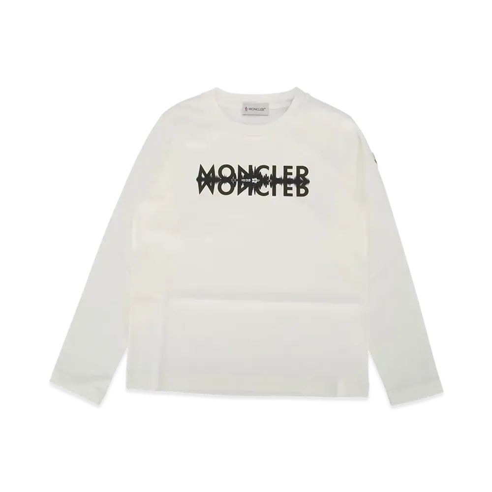 MONCLER Kids Long Sleeve T-Shirt "White"