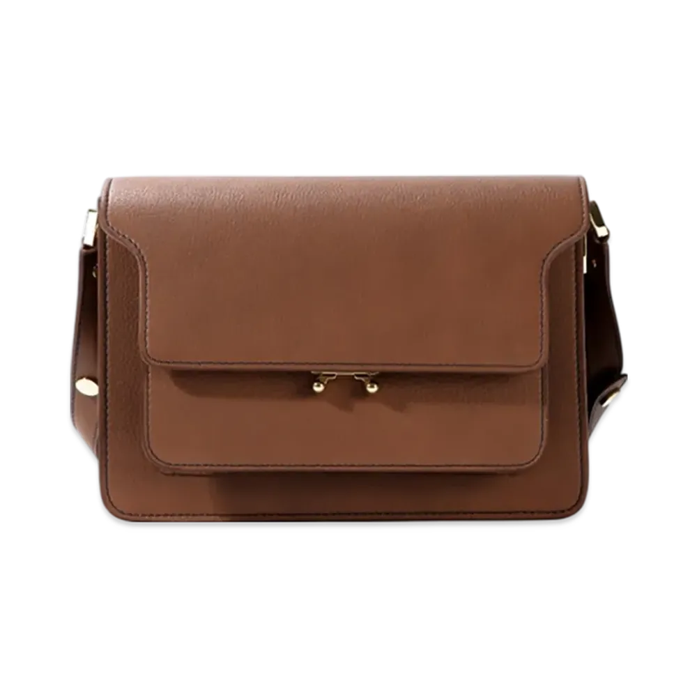 MARNI Trunk Shoulder Bag "Brown"