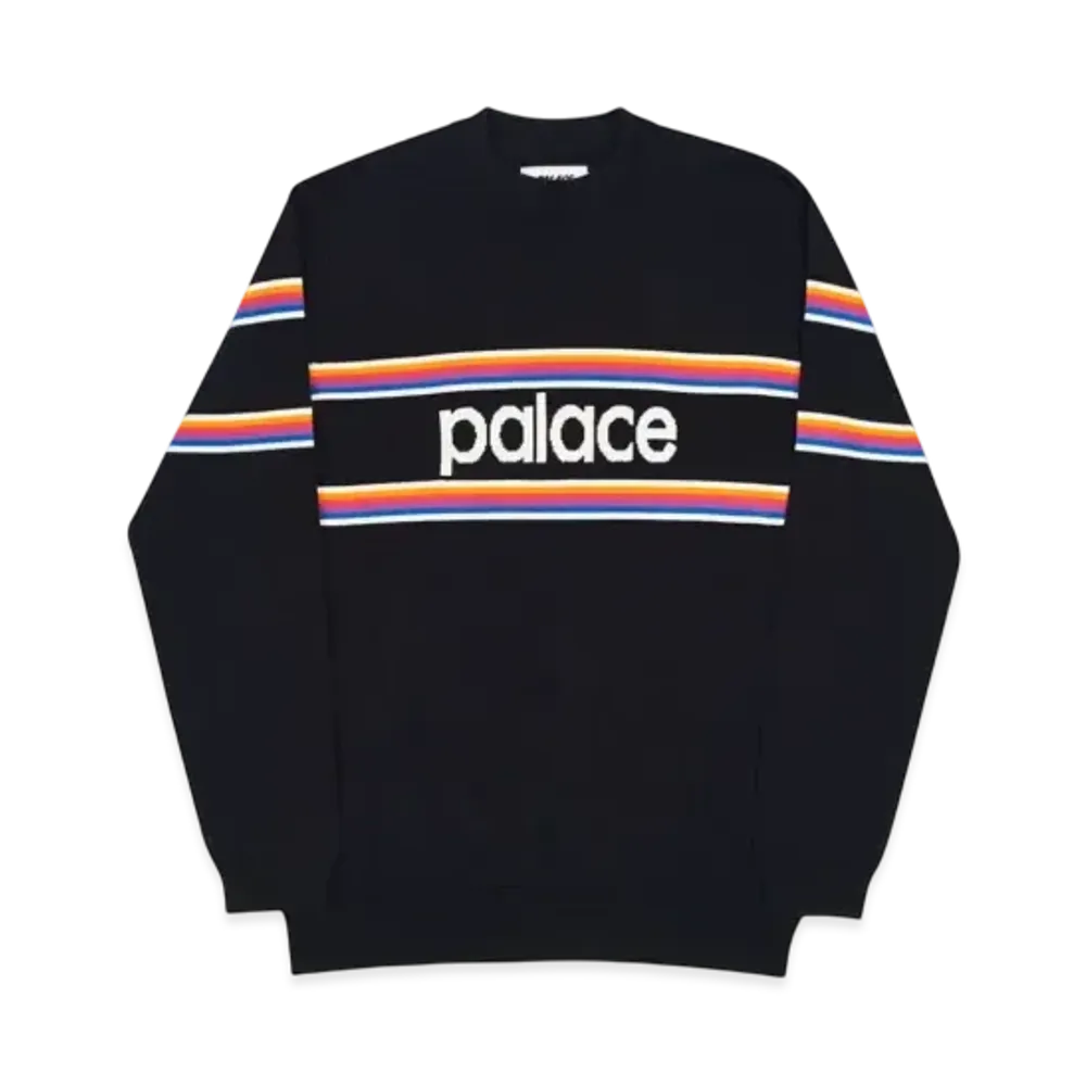 PALACE Multi Stripe Knit "Black"
