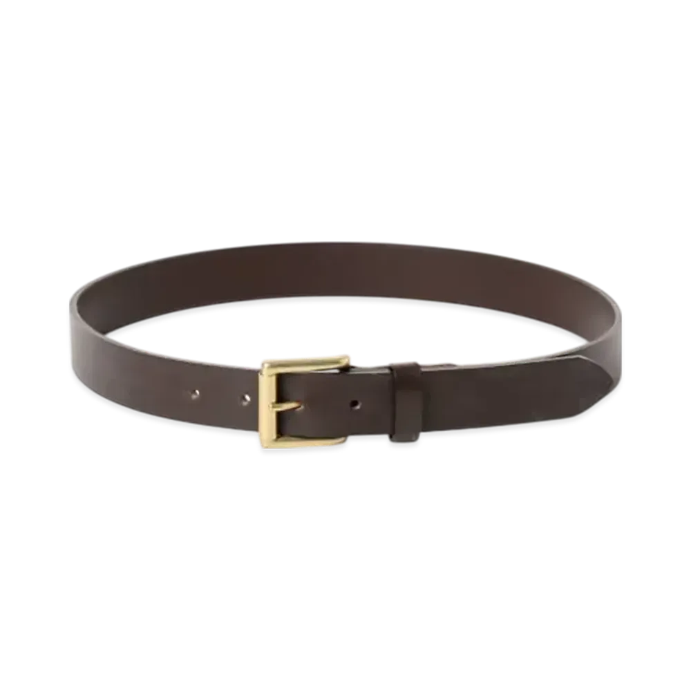 BEAMS Bridle Leather Belt "Brown"