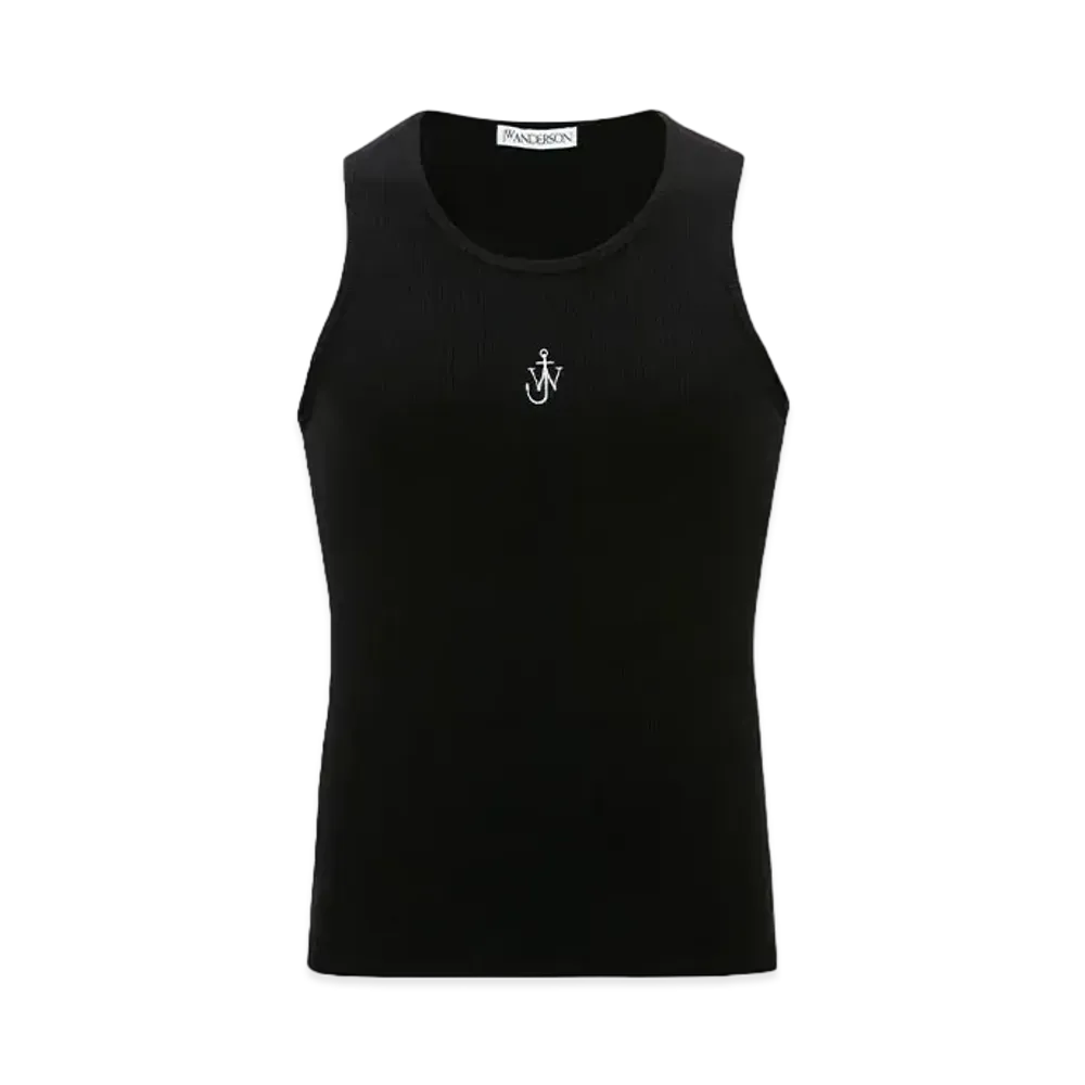 JW ANDERSON Printed Vest Top "Black/Multi"