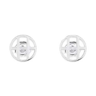 HUF Circle H Pierce "Silver"