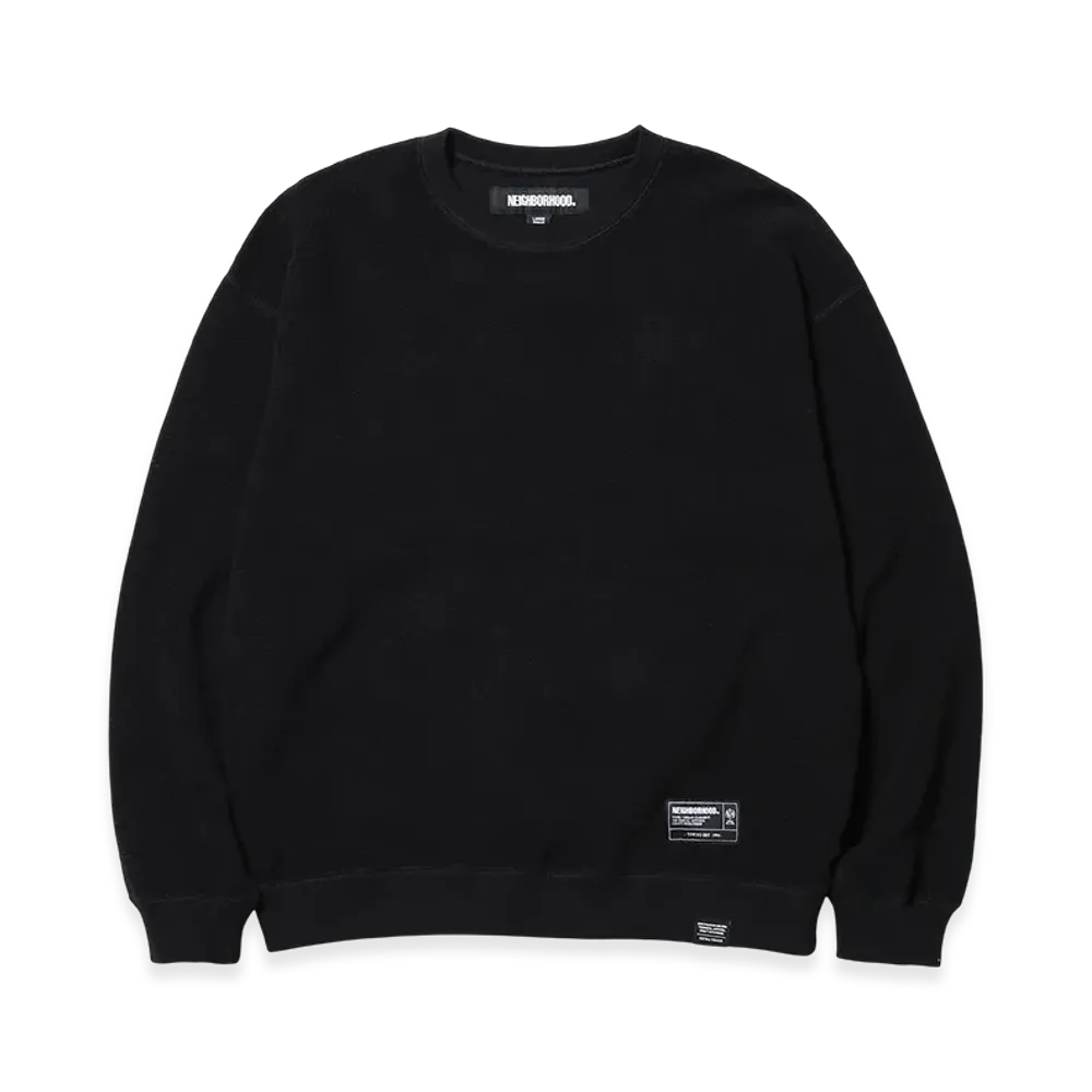 NEIGHBORHOOD Reversible Sweat Shirt LS "Black"