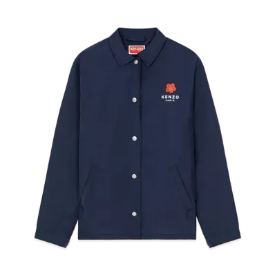 KENZO Women's "BOKE FLOWER" COACH JACKET "Navy "