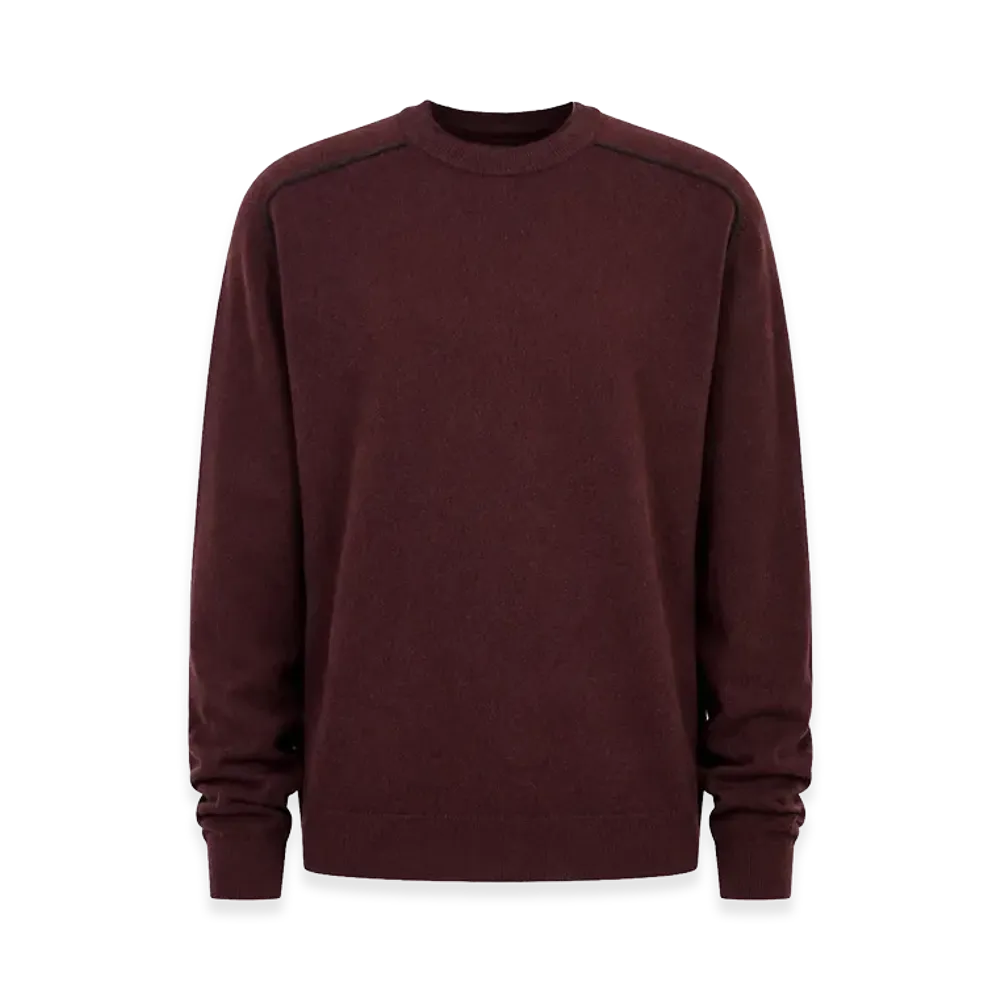 Maison Margiela Virgin Wool Crewneck Sweater "Burgundy/Brown"