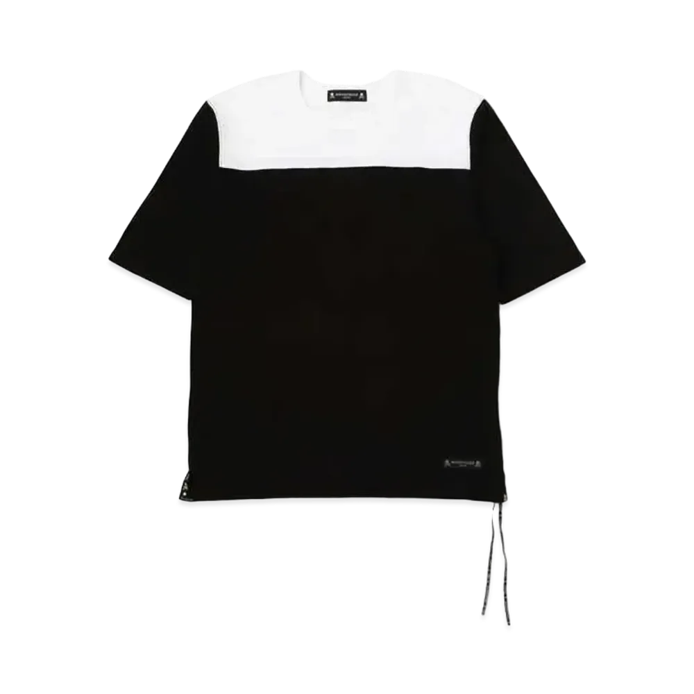 mastermind JAPAN Football Tee "White Black"
