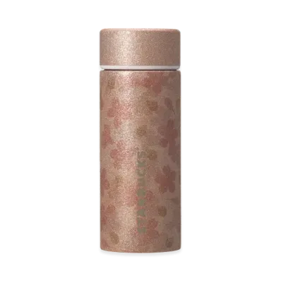 STARBUCKS SAKURA 2026 Stainless Bottle Glitter 355ml "Pink Beige"