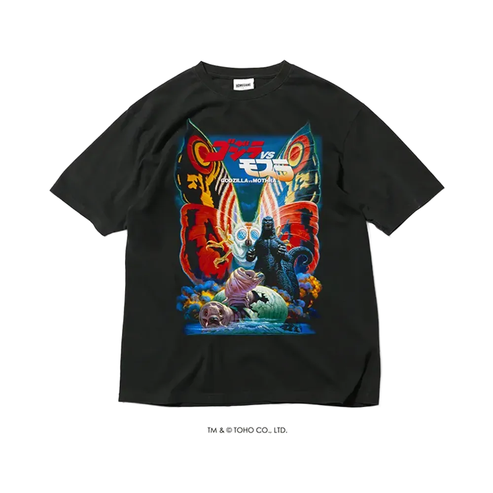 GODZILLA | HOMEGAME \ 1992 ゴジラVSモスラ TEE BLACK
