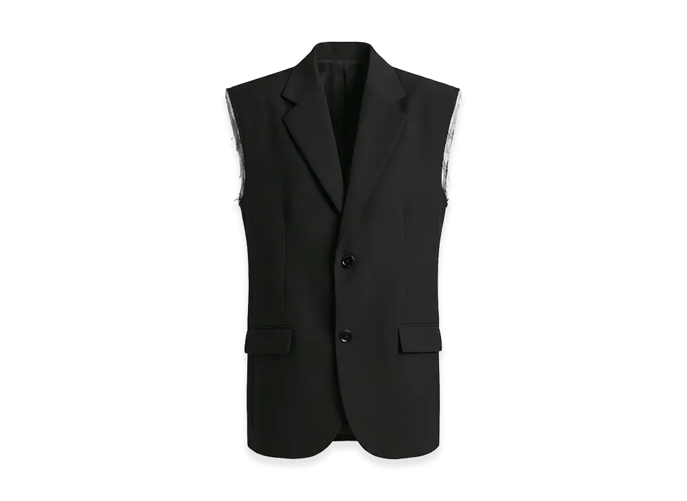 Maison Margiela  Deconstructed Blazer-Waistcoat / Gilet "Black"