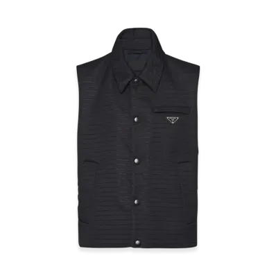PRADA Re-Nylon Padded Vest "Black"