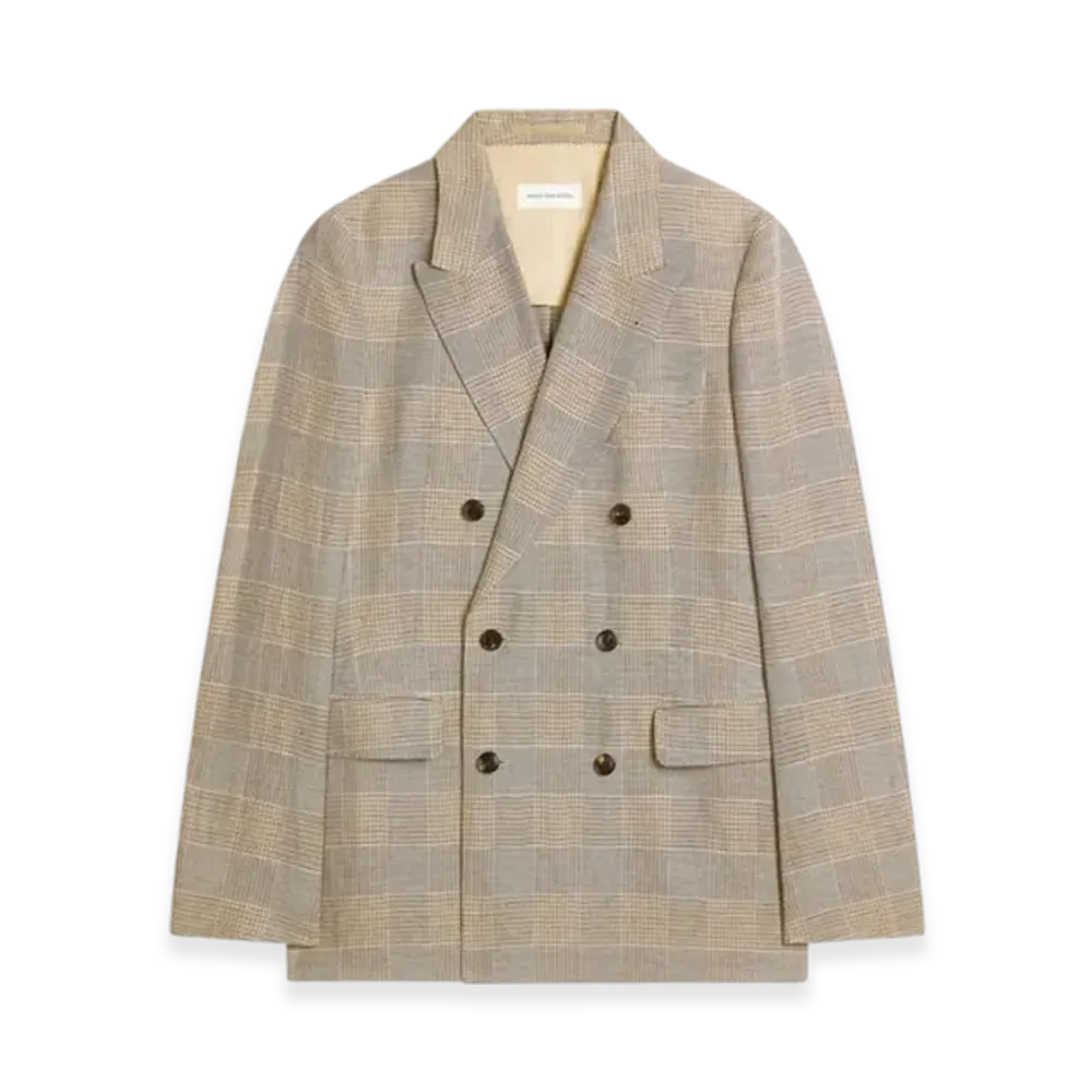 DRIES VAN NOTEN Double-Breasted Blazer "Mustard"