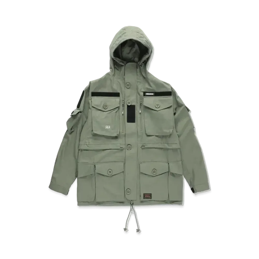 WIND AND SEA S_E_A Voodoo Tactical Jacket "Olive"