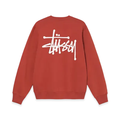 Stussy Basic Stussy Crew 2021 "Brick"