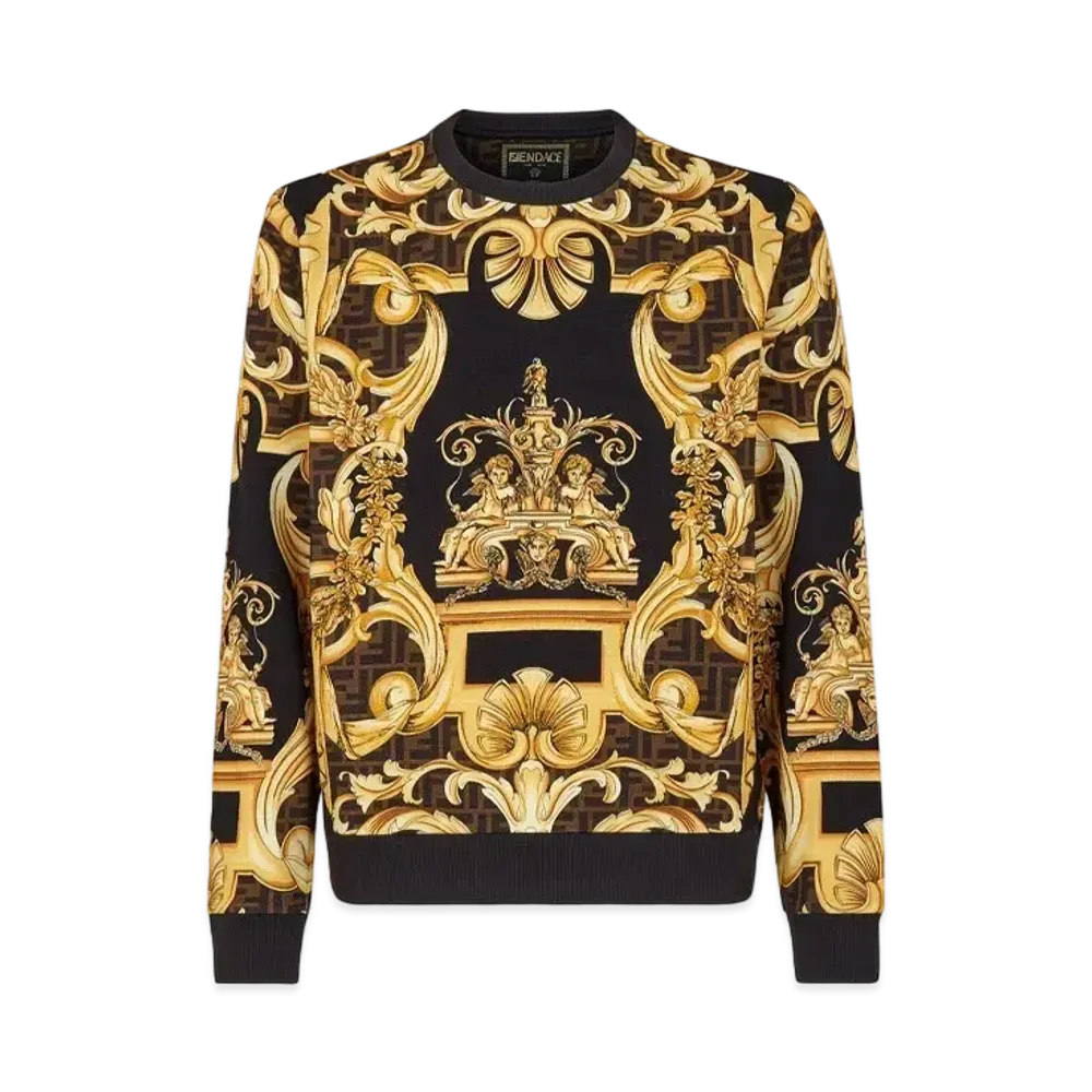 FENDI x Versace Fendace Multicolor Jersey Sweatshirt "Multicolor"