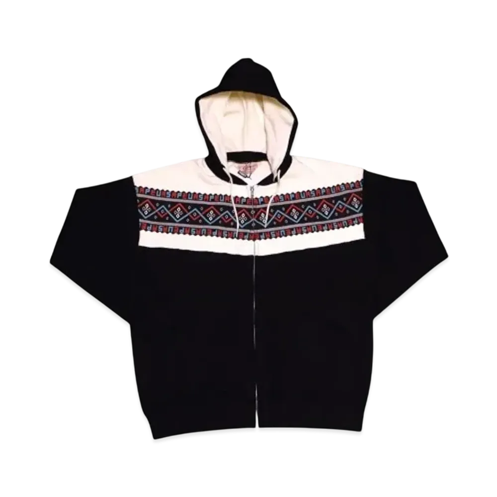 SAPEur SNVG Snow Pattern Sweat Set Up "Black"