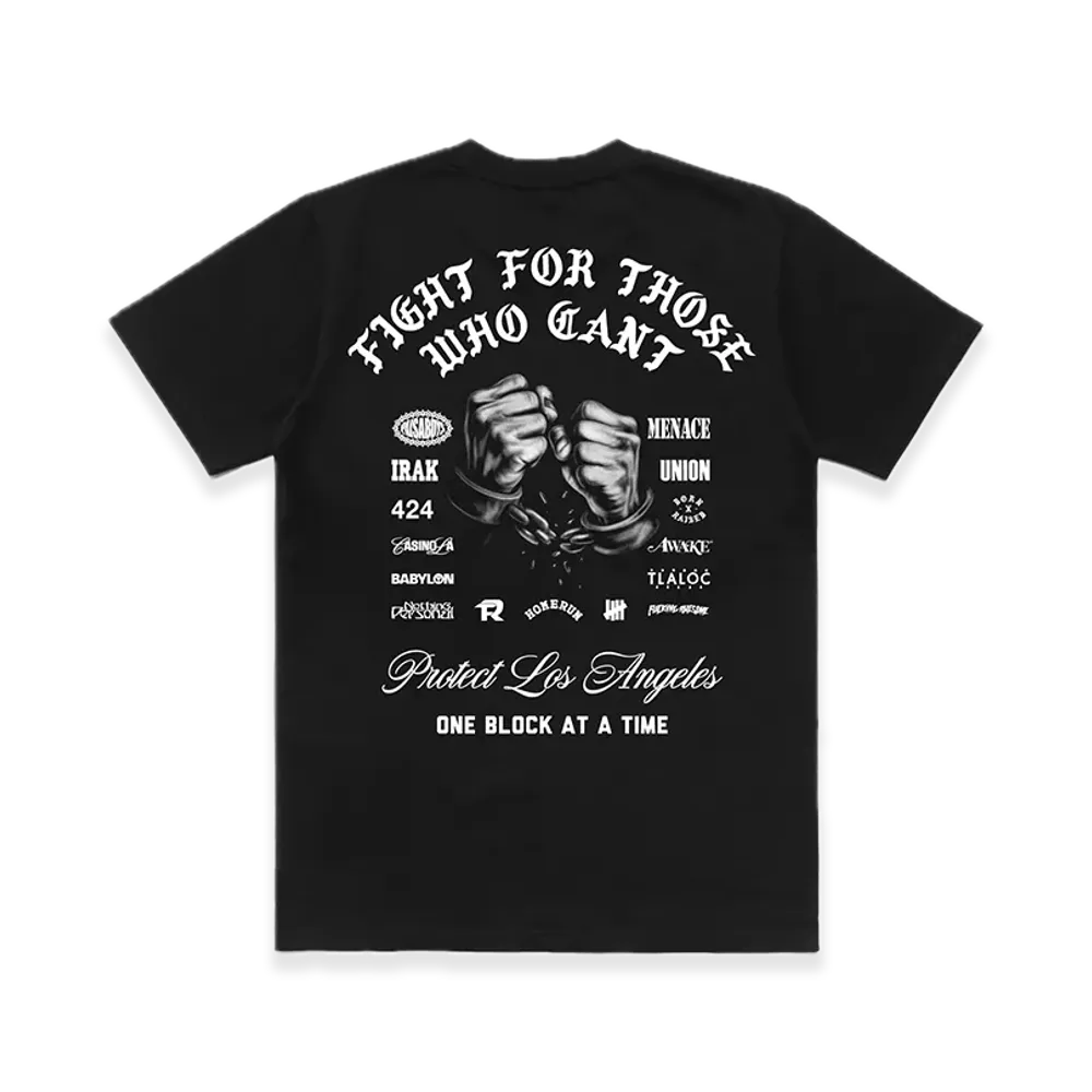 BORN X RAISED Protect LA Tee "Black"
