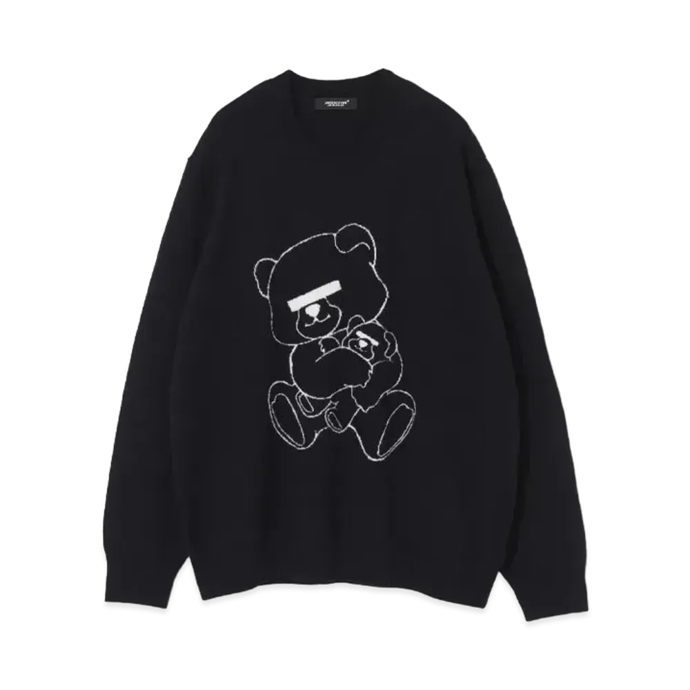 UNDERCOVER Wool Knit Pullover "Navy"