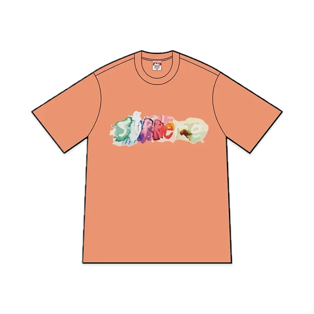 Supreme Watercolor Tee "Peach"
