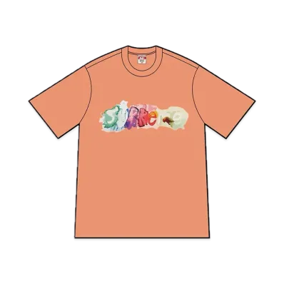 Supreme Watercolor Tee "Peach"