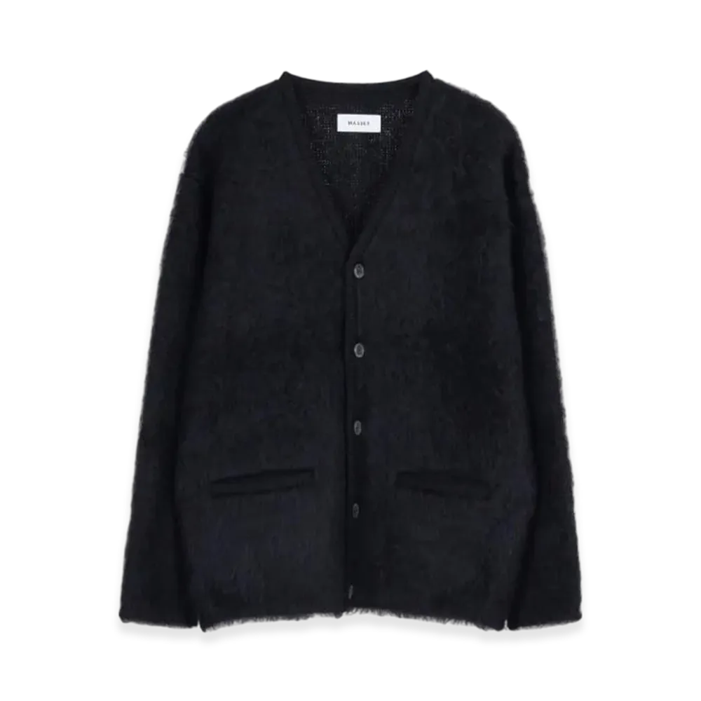 MASSES Mohair Cardigan Mix "Black"