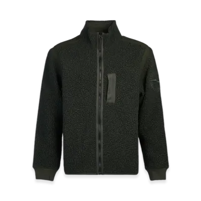 Stone Island 61441 Terry Fleece Track Top - 22FW "Olive Green"