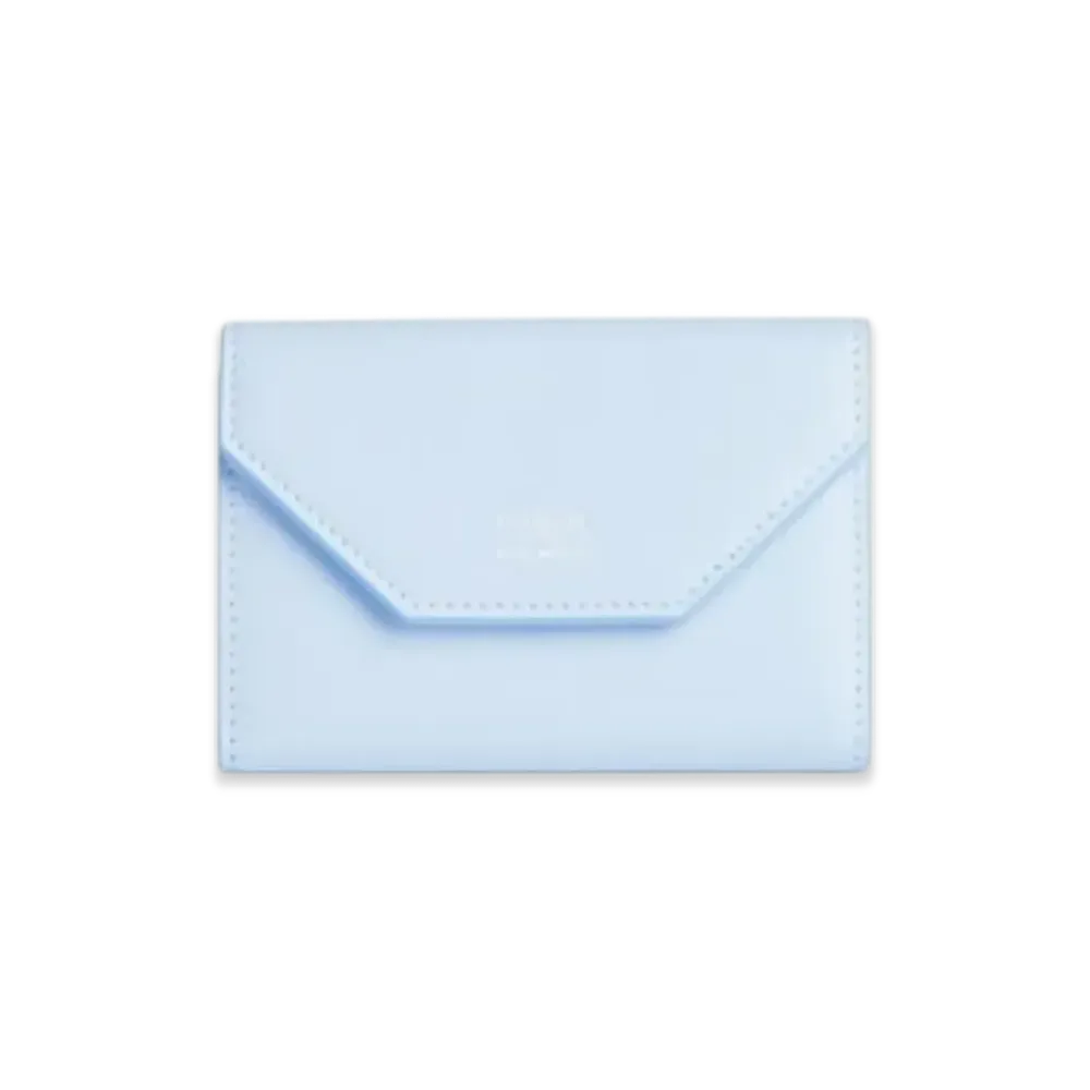 BALENCIAGA Envelope Split Ring Key Case "Blue"