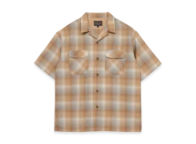 GDC x PENDLETON Open Collar Shirt S/S "Brown"