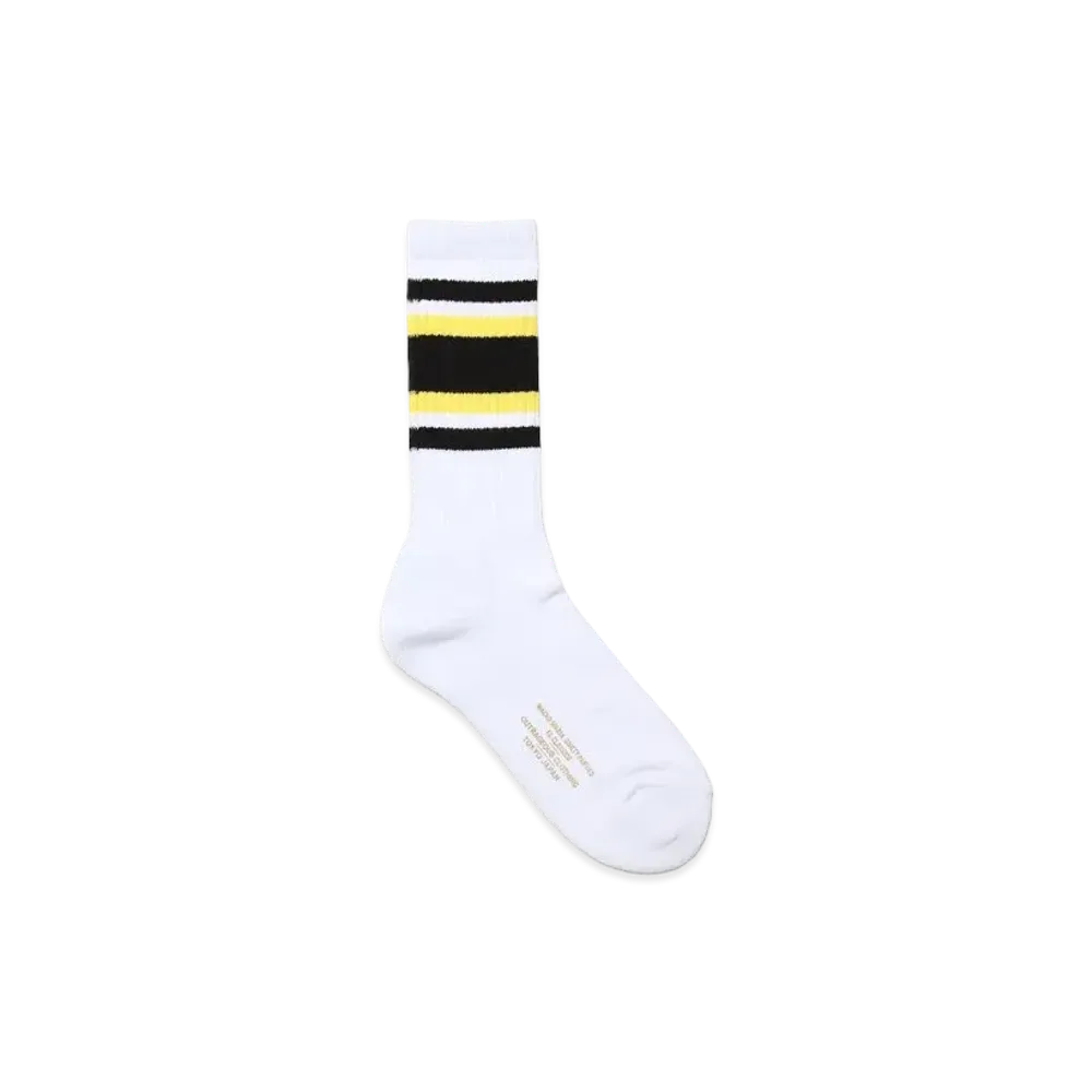 WACKO MARIA Striped Socks "Yellow"