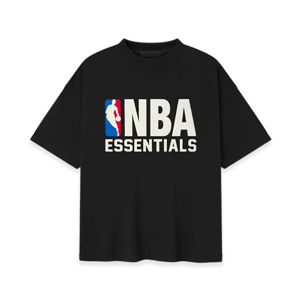 FEAR OF GOD ESSENTIALS NBA 90's Tee "Vintage Black"