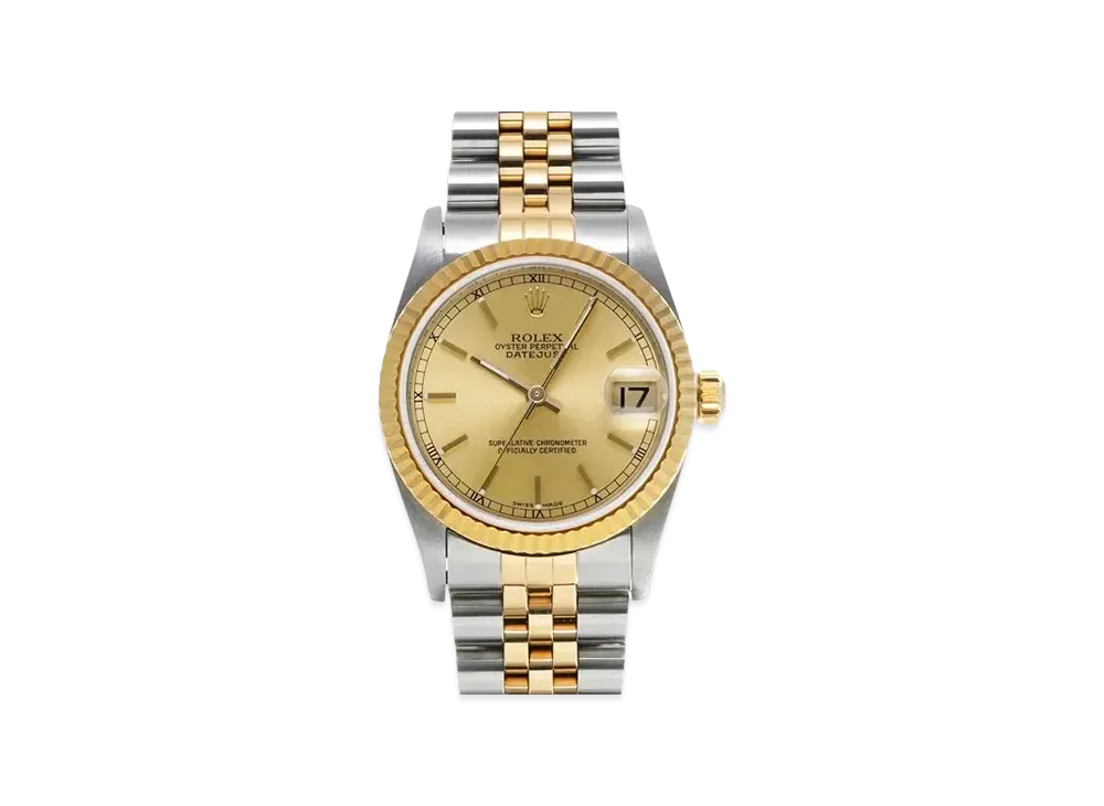 ROLEX Datejust "Champagne/Stainless Steel/Yellow Gold"