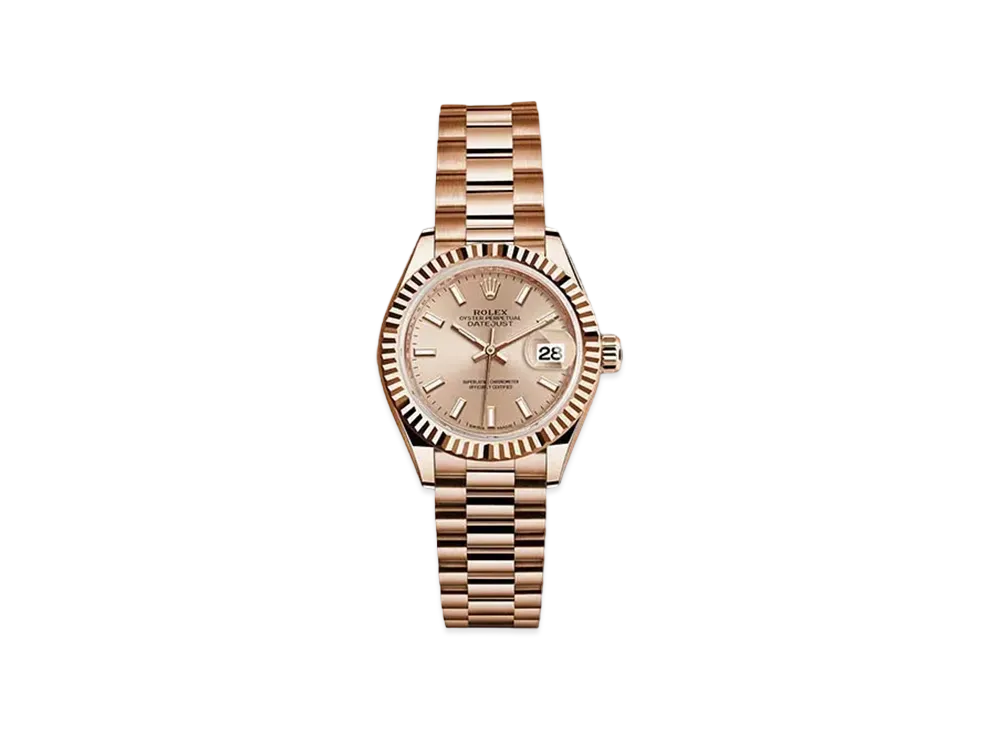 ROLEX Date-Just 28 Pink Dial 279175