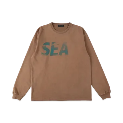 WIND AND SEA SEA (P-Dye) L/S Tee "Soil Green"