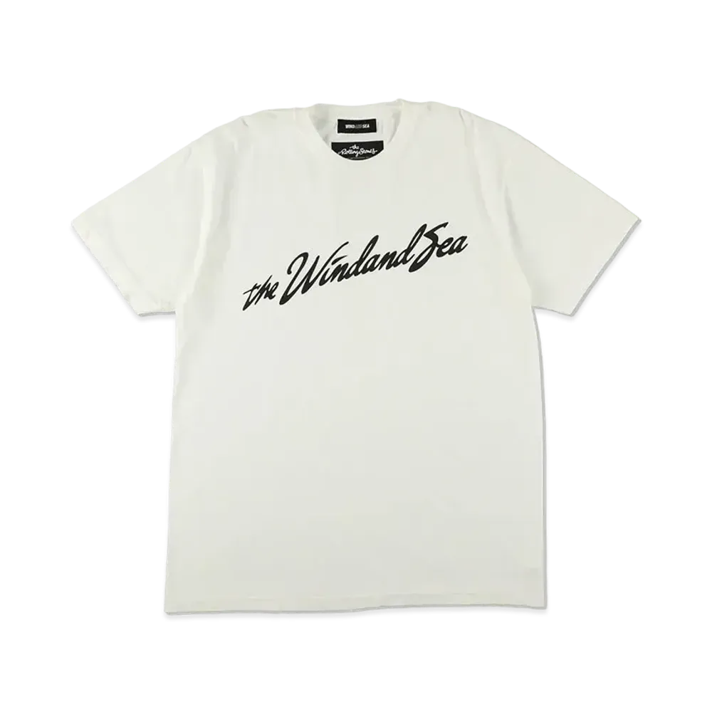 WIND AND SEA x The Rolling Stones 1972 S/S Tee "White"