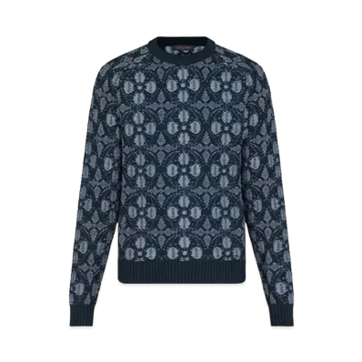 Louis Vuitton Monogram Flower Jacquard Crewneck
