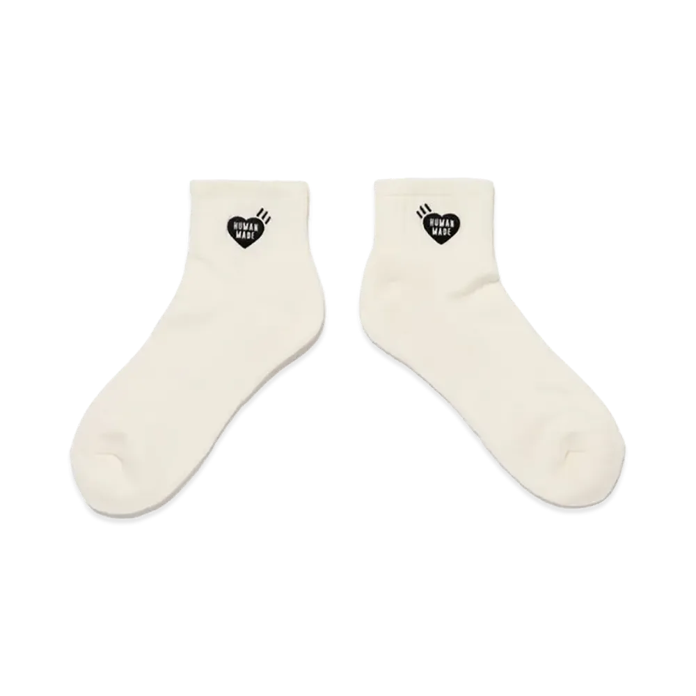 HUMAN MADE Pile Short Socks "White"
