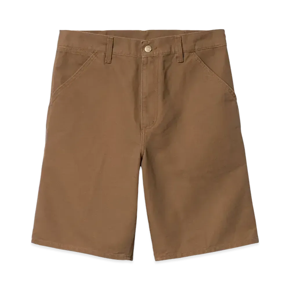 Carhartt WIP Single Knee Short "Hamilton Brown(Rinsed)"