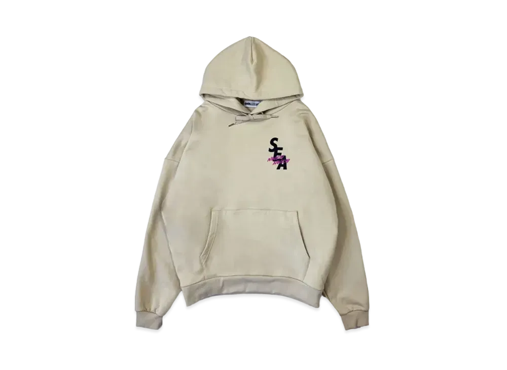 9090 x WIND AND SEA x Hime NAMAIKI GIRL Hoodie "Beige"