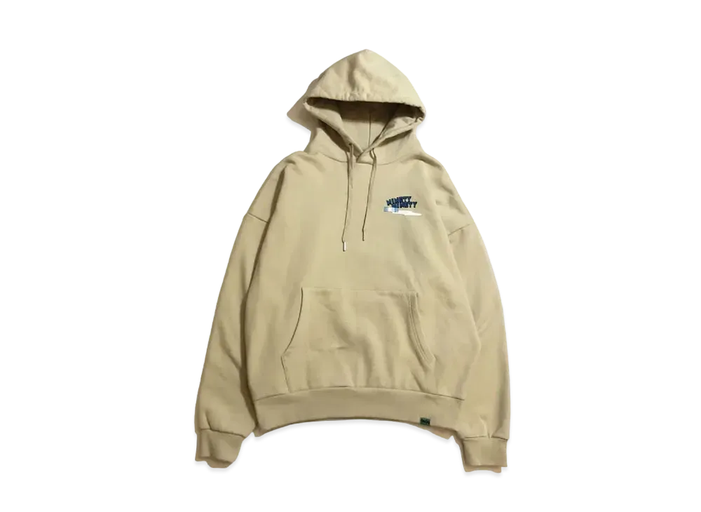 9090 x NAKAKI PANTZ WANNA BE COW? Hoodie "Beige"