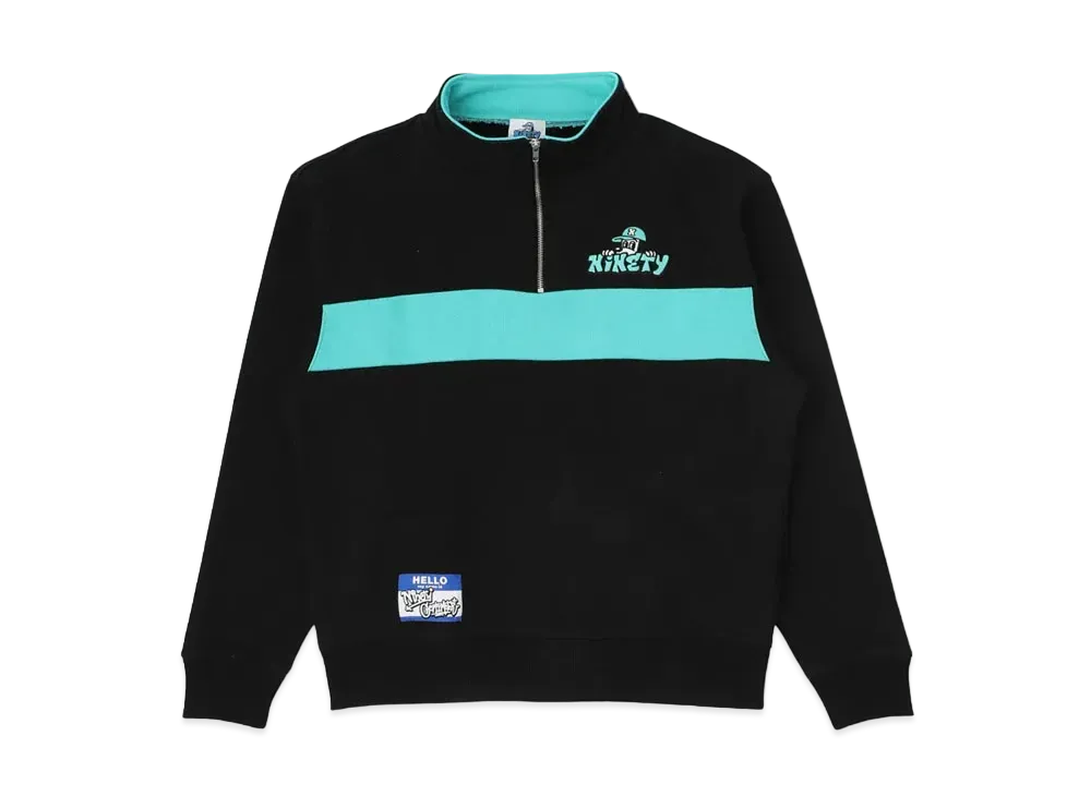 9090 x centimeter Half-Zip Sweat "Black"