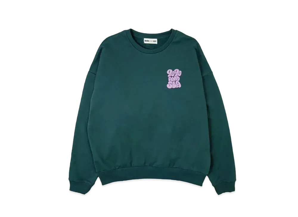 9090 x WIND AND SEA x IBU DON'T BE COPYCAT Sweat "Dusty Emerald"