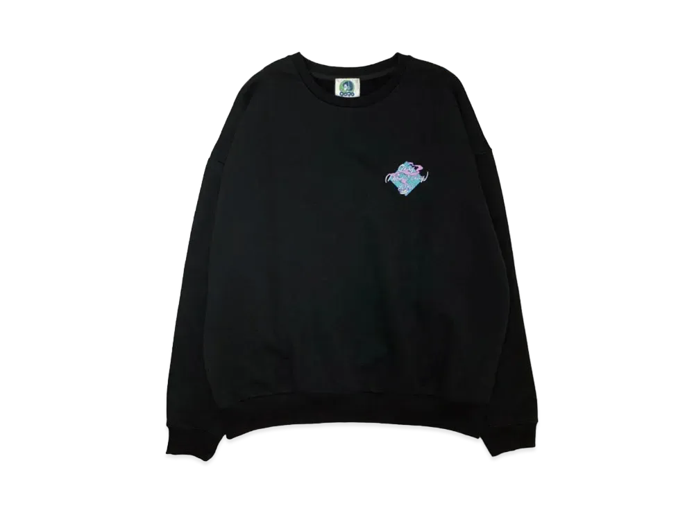 9090 x YOSHITO Okay (I'm not okay) Sweat "Black"