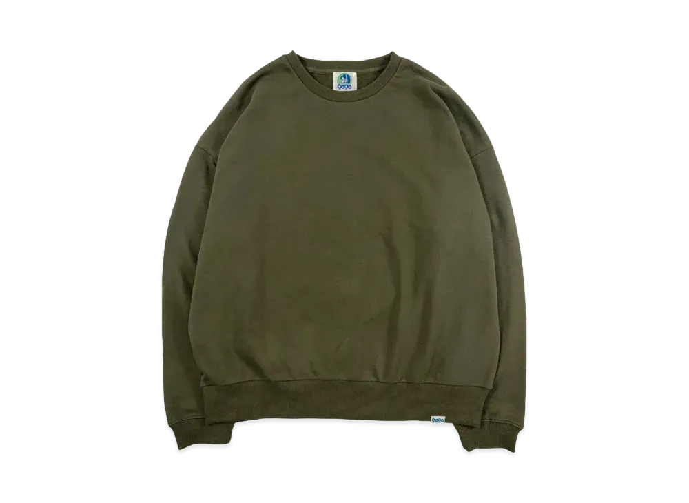 9090 Crew Neck Sweatshirt "Dusty Green"